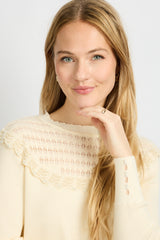 Kamaria trui | Wool White