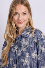 Juul jacket | Dark Jeans Blue