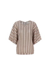 Tamber top | Offwhite/Tiger Eye