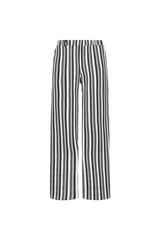 Portia broek | Offwhite/Black