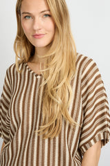 Tamber top | Offwhite/Tiger Eye