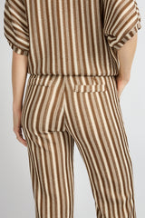 Portia broek | Offwhite/Tiger Eye