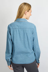 Lieke blouse | Light Jeans Blue