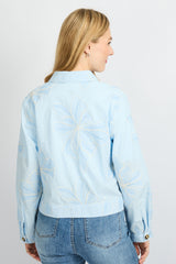 Lunae blouse | Blue Mist/Light Denim Blue