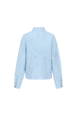 Lunae blouse | Blue Mist/Light Denim Blue