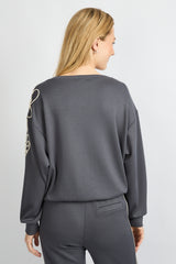 Wilhelmina sweater | Dark Jeans Blue