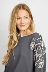 Wilhelmina sweater | Dark Jeans Blue