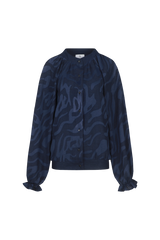 Linora blouse | Midnight Blue