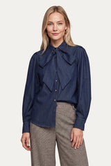 Lissa blouse | Denim Dark Blue