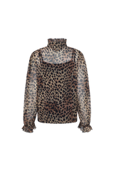 Laurentine blouse | Dark Walnut/Color mix