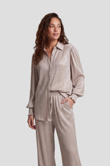 Lynea blouse | Sand/Light Gold