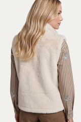 Geraldine gilet | Sand