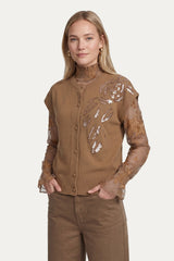 Vaski knit gilet | Dark Walnut