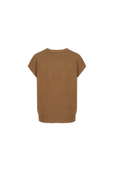 Vaski knit gilet | Dark Walnut