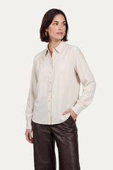 Lin blouse | Sand