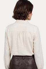 Lin blouse | Sand