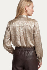 Linty blouse | Khaki/Color mix