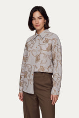 Lot blouse | Dark Chocolate/Dark Walnut