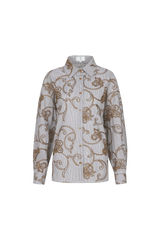 Lot blouse | Dark Chocolate/Dark Walnut