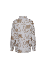 Lot blouse | Dark Chocolate/Dark Walnut