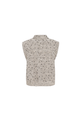 Kamyla gilet | Sand/Color Mix