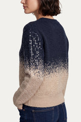Krissy trui | Midnight Blue/Sand