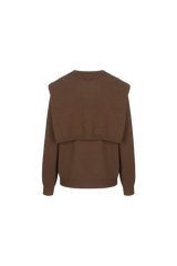 Kimmie trui | Dark Walnut