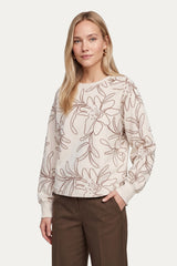 Webby sweater | Sand/Dark Walnut