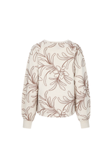 Webby sweater | Sand/Dark Walnut
