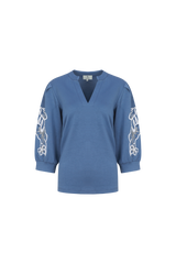 Wiebke sweater | Dusty Blue