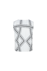 Greta gilet | Sand/Black