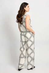 Palina broek | Sand/Black