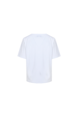 Talia T-Shirt | Offwhite/Sunkissed Coral