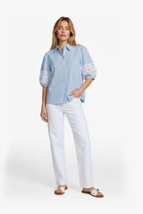 Liora blouse | Light Blue