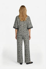 Lajla Top | Sand/Black