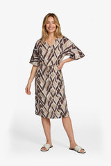 Dalma jurk | Sand/Khaki