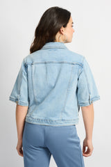 Ines jacket | Denim Mid Blue