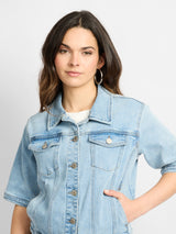 Ines jacket | Denim Mid Blue
