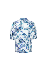 Lucia blouse | Offwhite/Dusty Blue