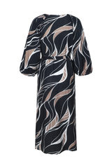 Dacia jurk | Black/Latte