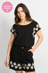Lane blouse | Black