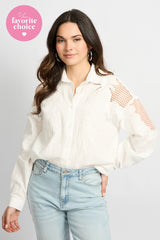 Lorraine blouse | Offwhite
