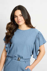 Tilda top | Dusty Blue
