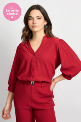 Laila blouse | Karanda Red