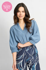 Laila blouse | Dusty Blue