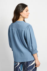 Laila blouse | Dusty Blue