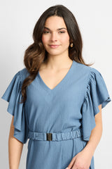 Daisy jurk | Dusty Blue