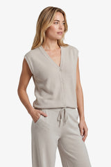 Kerstin gilet | Sand