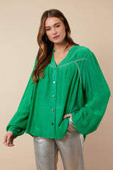 Ann top | Leaf Green