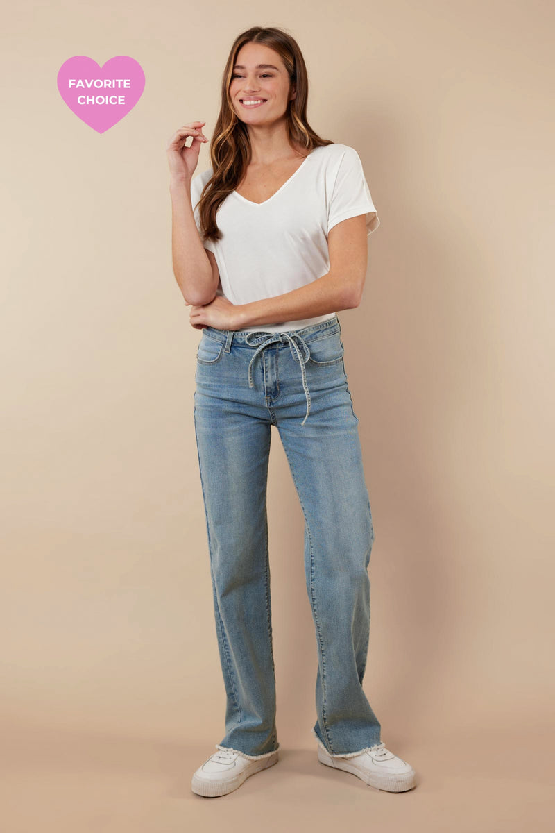 Almira jeans broek | Denim Light Blue